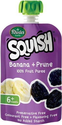 Picture of RHODES SQUISH BANANA PRUNE PUREE 110ML