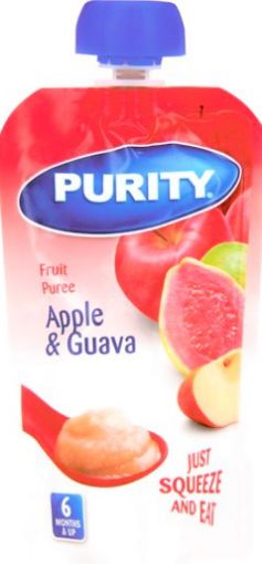 Picture of PURITY POUCH APPLE  GUAVA 110ML