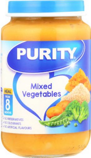 Picture of PURITY 3 INF JAR MIX VEGETABLES 200ML