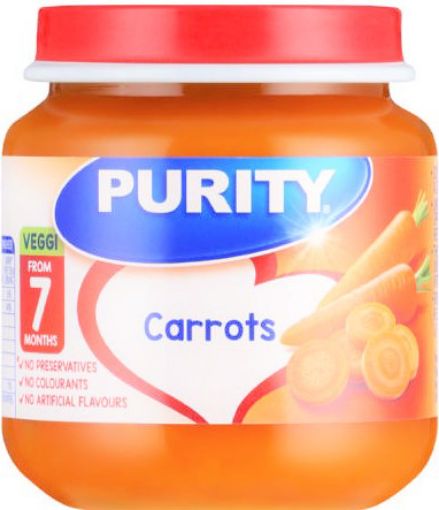 Picture of PURITY 2 INF JAR VEGETABLES CARROTS 125ML