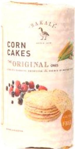 Picture of BAKALI CORN CAKE ORIGINAL 125G