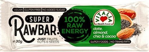 Picture of VITALIA SUPER RAW BAR CHIA COCOA 40G
