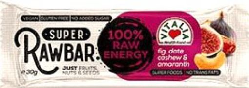 Picture of VITALIA SUPER RAW BAR FIG CASHEW 40G