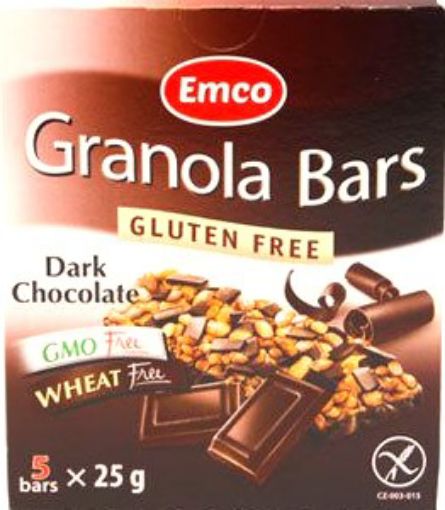 Picture of EMCO GLUITEN FREE BAR 125G DARK