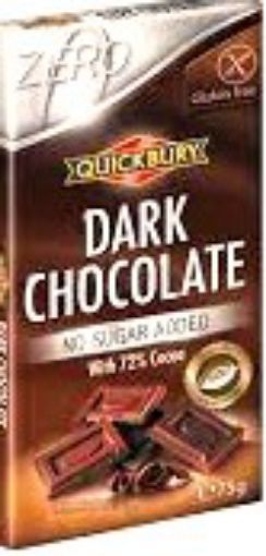 Picture of QUICKBURY DARK CHOCOLATE 75G S