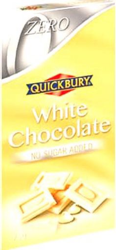 Picture of QUICKBURY WHITE CHOCOLATE 75G