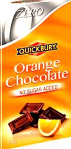 Picture of QUICKBURY ORANGE CHOCOLATE 75G