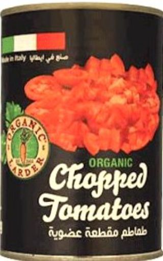 Picture of ORGANIC LARDER CHOPPED TOMATOES CAN 400G