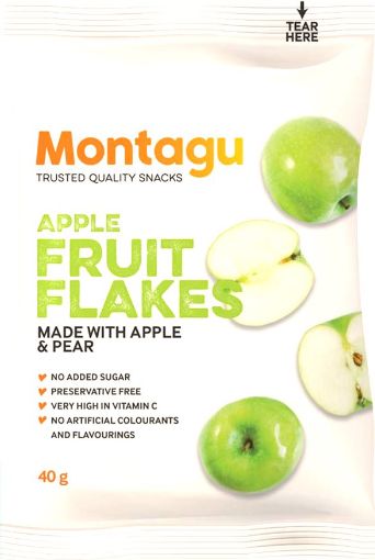 Picture of MONTAGU FRUIT FLAKES APPLE 40G