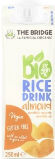 Picture of THE BRIDGE ORGANIC RICE DRINK ALMOND 1LT