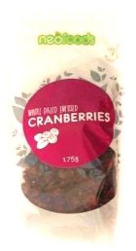 Picture of NEOFOODS DRIED CRANBERRIES 175G