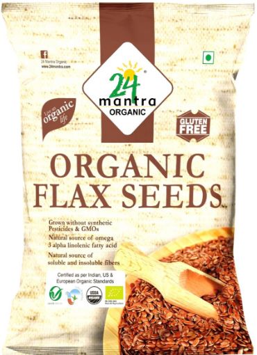 Picture of MANTRA FOODS ORGANIC FLAX SEEDS 200G