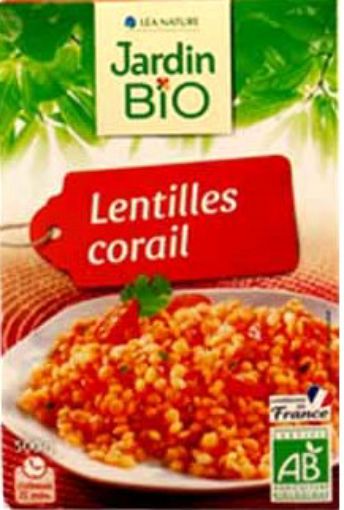 Picture of JARDIN BIO LENTILE CORAIL 500G