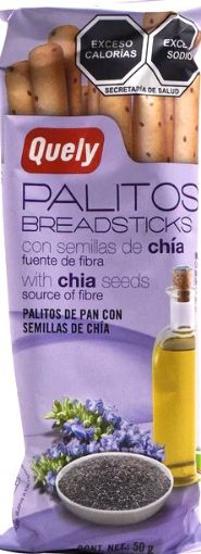 Picture of QUELY PALITOS BREAD STIC CHIA SD 50G