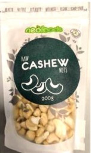 Picture of NEOFOODS RAW CASHEW NUTS 200G