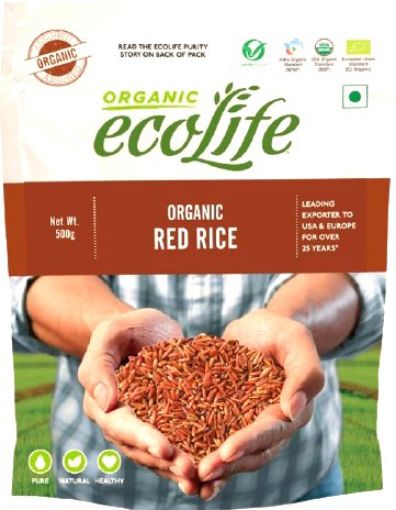 Picture of ECOLIFE ORGANIC RED RICE 500GM