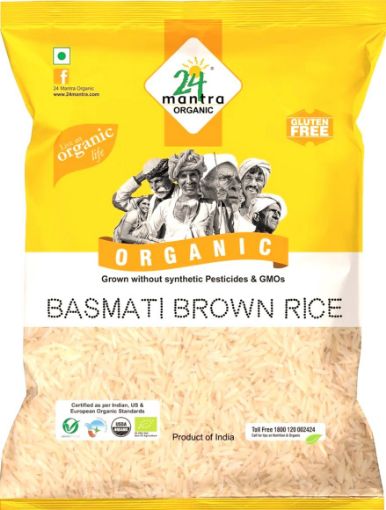 Picture of MANTRA FOODS ORGANIC SONAMASURI BROWN RICE 1KG