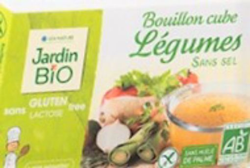 Picture of JARDIN BIO BOUILLON CUBE 72G LEGUMES