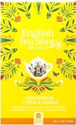 Picture of ENGLISH TEA SHOP ORGANIC INFUSION LEMONGRASS GINGER CITRUS 20X30G