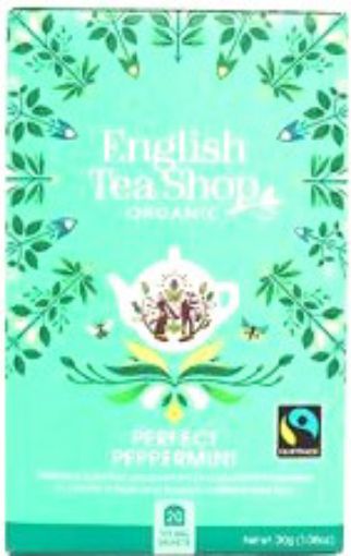 Picture of ENGLISH TEA SHOP ORGANIC  INFUSION PEPPER MINT 20X30G