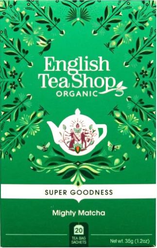 Picture of ENGLISH TEA SHOP ORGANIC INFUSION MIGHTY MATCHA 20X35G