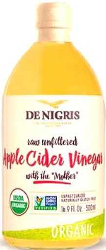 Picture of DE NIGRIS APPLE CIDER VINEGAR UNFILTERED 500ML