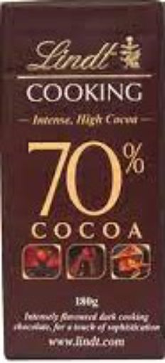 Picture of LINDT A CUISINER LE 70% CACAO INTENSE 180G