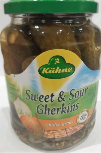 Picture of KUHNE SWEET SOUR GHERKINS 720ML