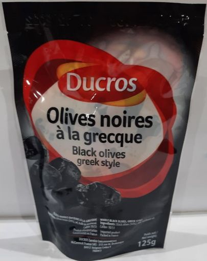 Picture of DUCROS OLIVES NOIRES A LA GRECQUE 125G