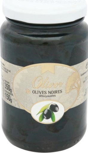 Picture of OLIVOR PITTED BLACK OLIVE 350G