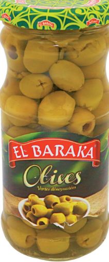 Picture of EL BARAKA OLIVE VERT DENOYAUTES 340G