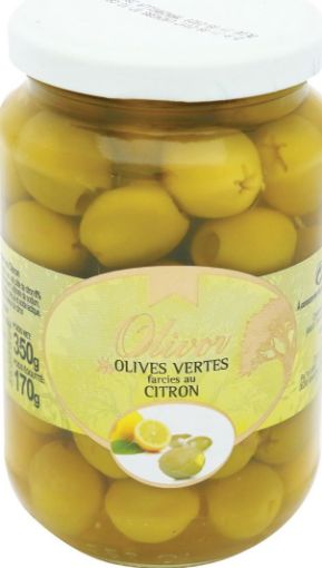 Picture of OLIVOR GREEN OLIVES STUFFED WITH LEMON 350G