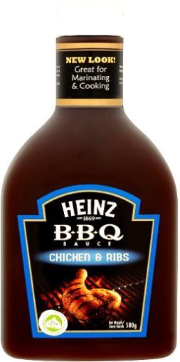 Picture of HEINZ CHICKEN RIBS BBQ SAUCE 580G