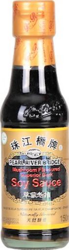 Picture of PEARL RIVER BRIDGE MUSHROOM FLAVOURED SUPERIOR DARK SOY SAUCE 150ML