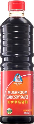 Picture of ANGEL MUSHROOM DARK SOY SAUCE GLASS 500ML