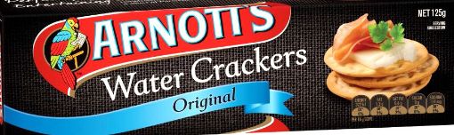 Picture of ARNOTTS BISCUIT ORIGINAL WATER CRACKER 125G