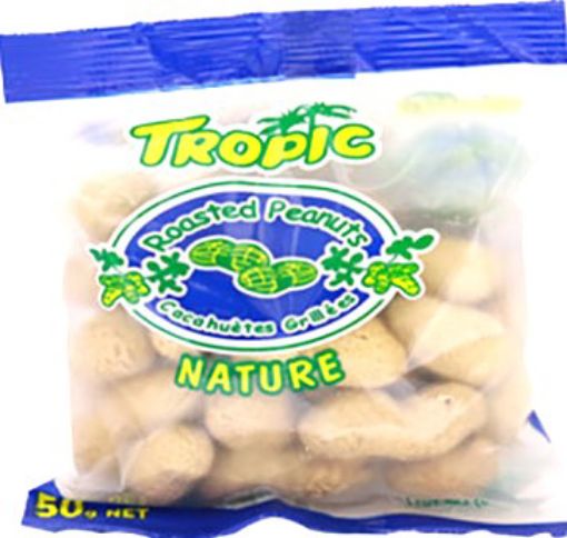 Picture of TROPIC ROASTED PEANUTS IN SHELLS 50G