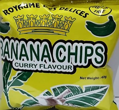 Picture of ROYAUME DES DELICES BANANA CHIPS CURRY FLAVOUR 40G