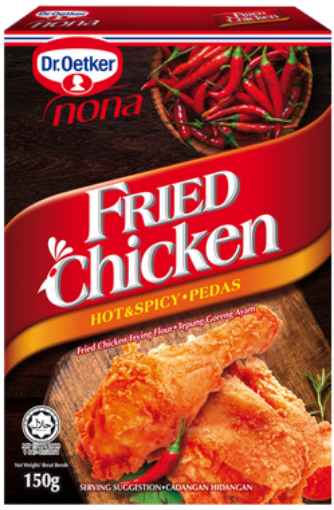 Picture of NONA FRIED CHICKEN HOT SPICY 150G