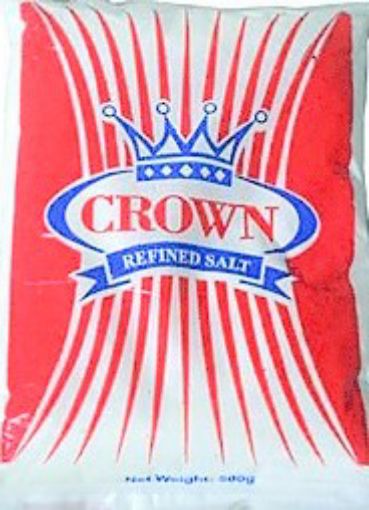 Picture of CROWN REFINED SALT sachet 500g