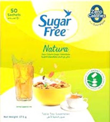 Picture of SUGAR FREE NATURAL SWEETENER SUCRALOSE 50 X 0.75G