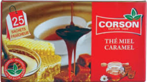 Picture of CORSON MIEL CARAMEL TEA BAGS X 25  50G