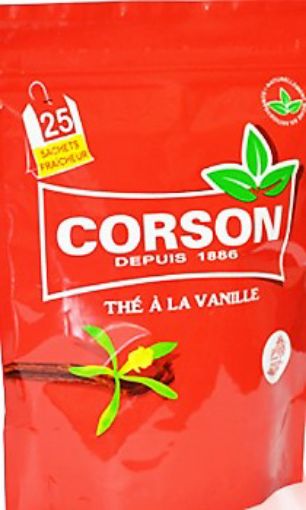 Picture of CORSON CADDIES THI?E DES ILES POUCH VANILLA TEA BAGS 50GMS