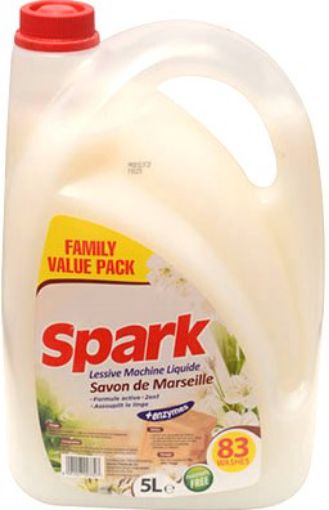 Picture of SPARK LESSIVE MACHINE LIQUIDE SAVON DE MARSEILLE 5L