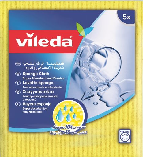 Picture of VILEDA SPONGE CLOTHS X 3 1 FREE