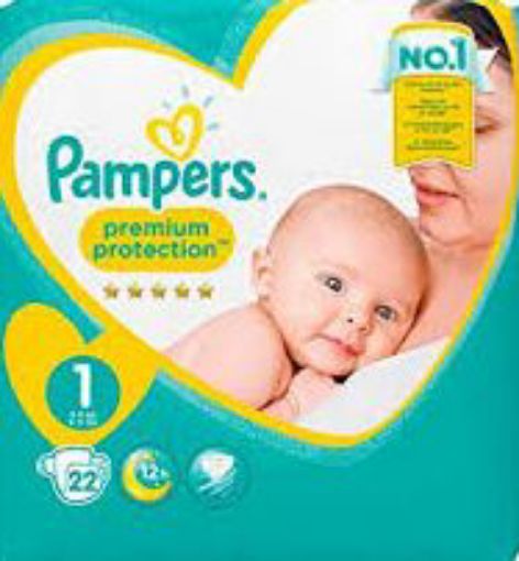 Picture of PAMPERS S1 NEWBORN 6X22