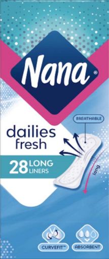 Picture of NANA PANTY LINERS LONG X28