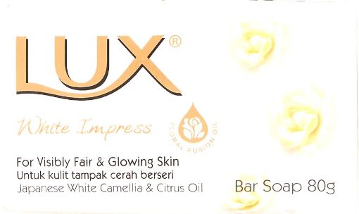 Picture of LUX SOAP WHITE IMPRESS 80G