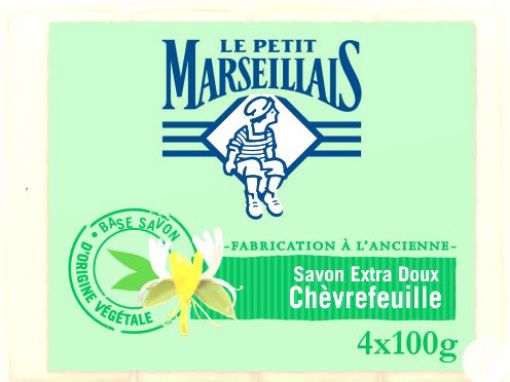 Picture of LE PETIT MARSEILLAIS SAVON CHEVREFEUILLE 4X100G