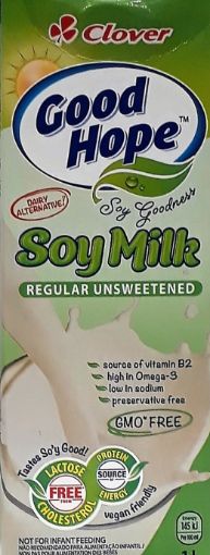 Picture of GOOD HOPE SOY MILK UNSWEETEN 1 LT